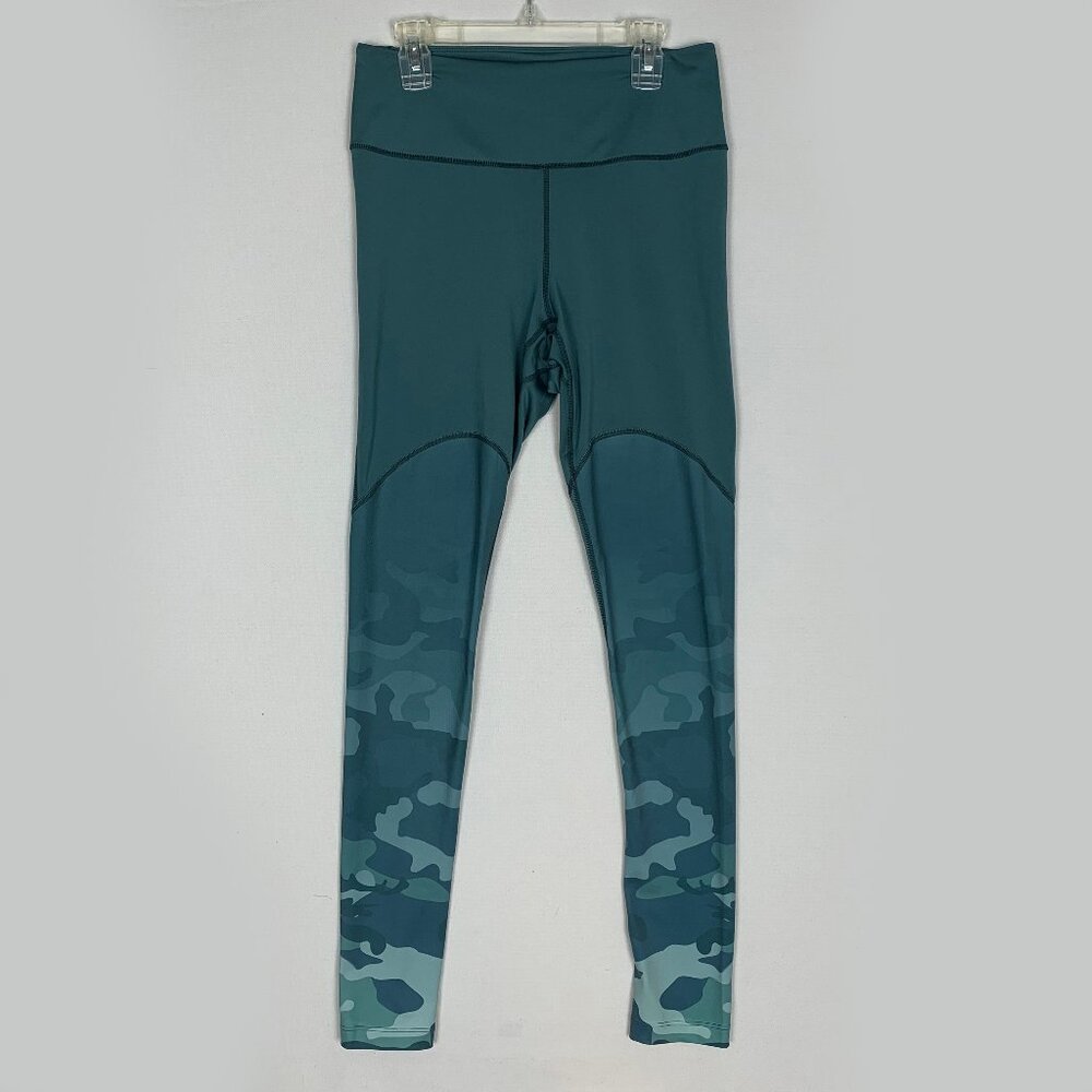 Simms Teal Camo Panel Leggings